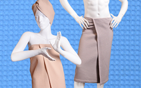 Вафельные изделия для сауны и SPA – стильные новинки от компании «ДМ Текстиль» 