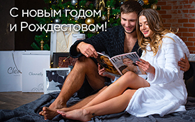 Поздравляем вас с наступающим Новым годом и Рождеством!